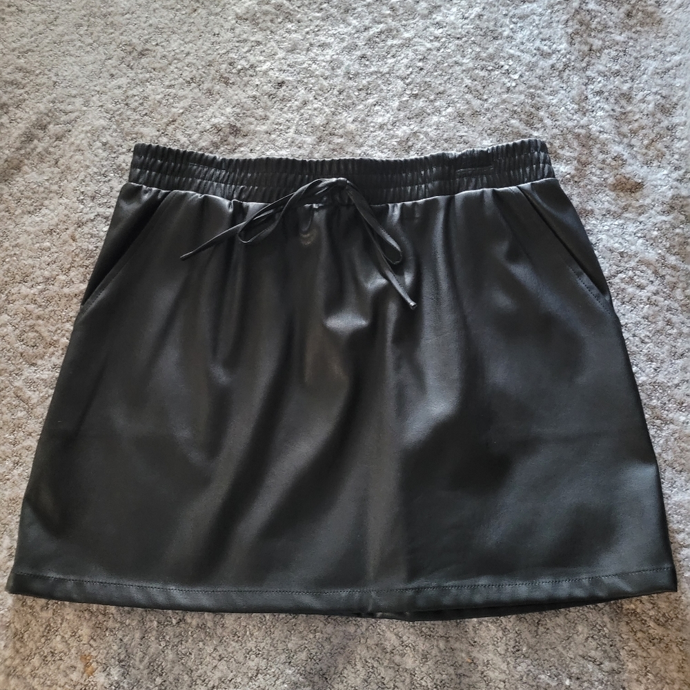Pleather Skirt